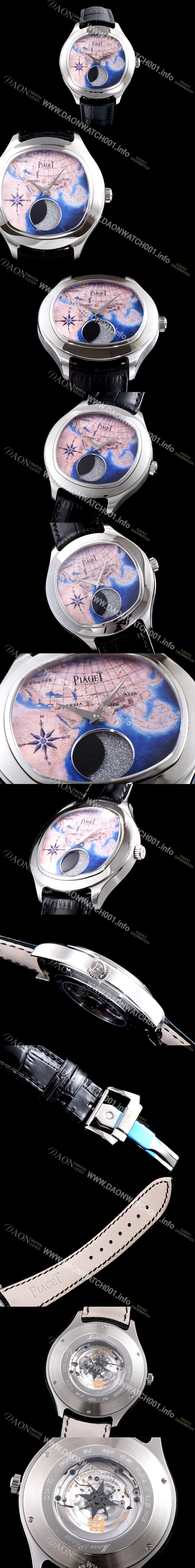 SA급 피아제 남성용 블랙-타이 BLACK -TIE G0A38569 퀸터센셜리 엠퍼라도 XL 문페이즈 픽첼 다이얼 오토매틱 무브먼트 PIA4250 xx