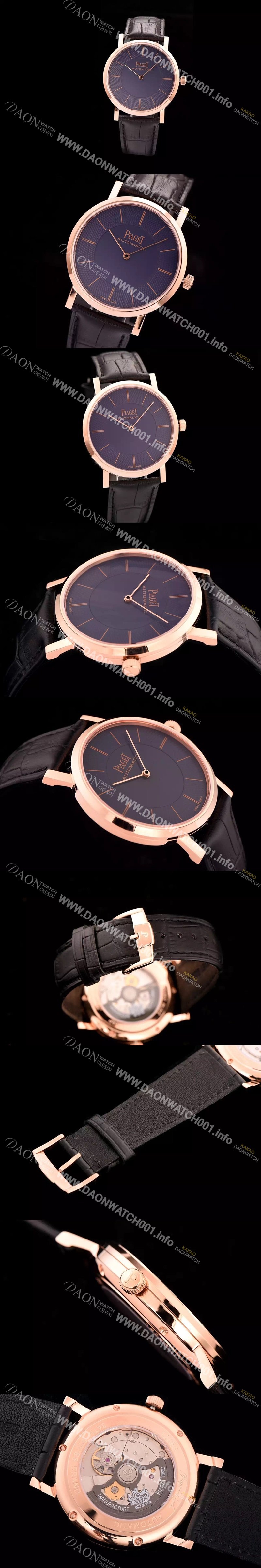 SA급 피아제 남성용 피아제 G0A35132 알티플래노 울트라-씬 빈티지 모델 18k로즈골드 블루 & 텍스쳐 다이얼 스위스 ETA 2824-A2오토매틱 무브먼트 PIA4205 xx