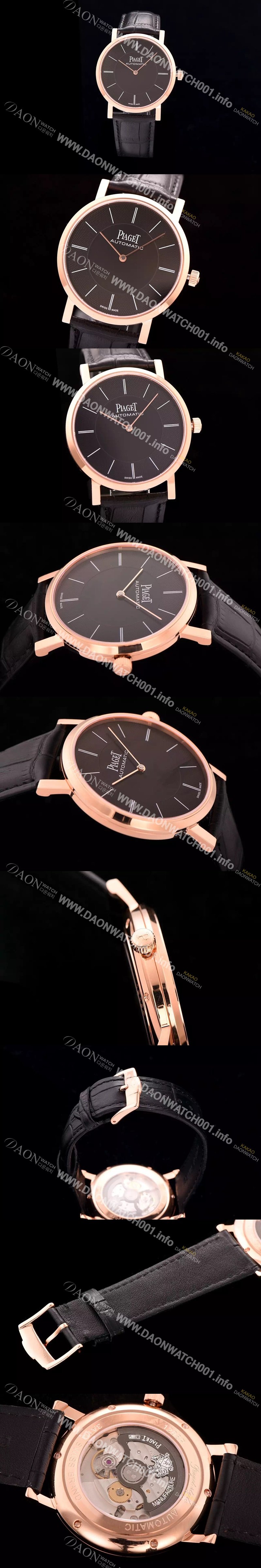 SA급 피아제 남성용 피아제 알티플래노 42mm 블랙다이얼 PIA4215 xx