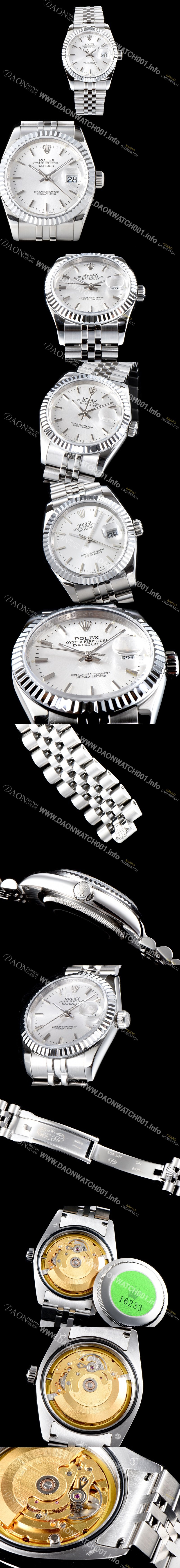 SA급 로렉스 남성용 NEW 데이져스트 179160-72130 36mm 신형 모델 화이트 실버 다이얼 쥬빌리 브레이슬릿 오토매틱 무브먼 ROL0300 xx