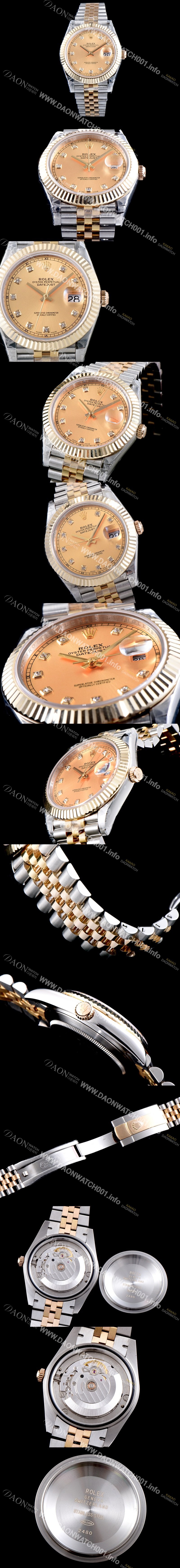 SA급 로렉스 남성용 1:1 퀄리티 데이져스트 126333 최상위 고가형제품!! 41mm고급스러운 18K 옐로우골드 포금 샴페인 컬러 다이얼 오토매틱 무브먼트 ROL12304 xx