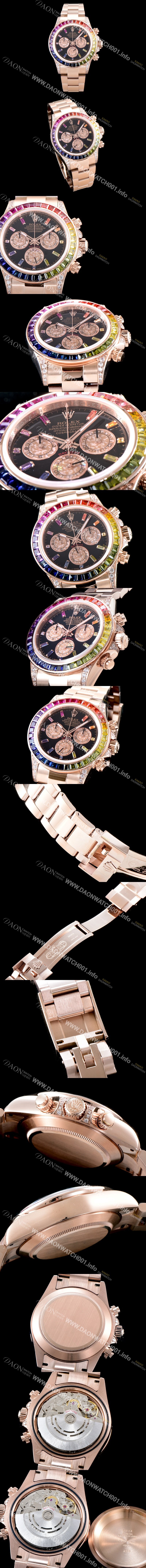 SA급 로렉스 남성용 2018년 바젤월드 코스모그래프 데이토나 116595 RBOW