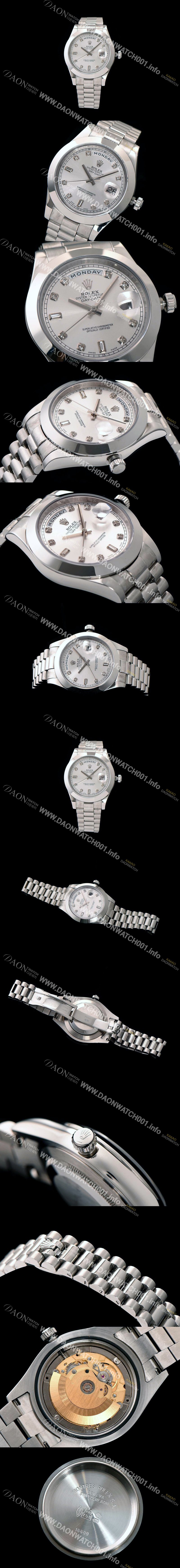 SA급 로렉스 남성용 데이데이트 2 실버 다이얼 ROL0100 xx