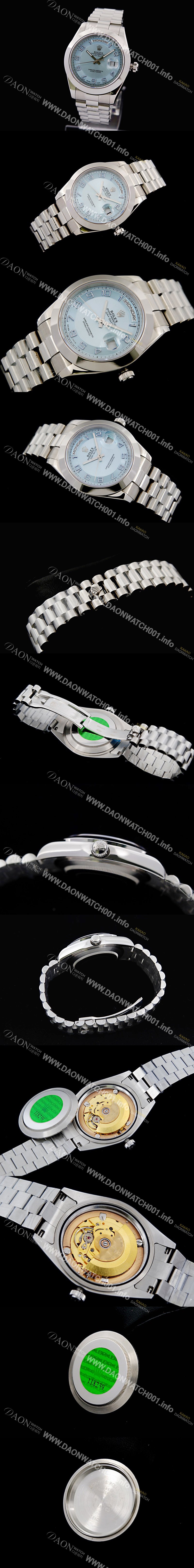 SA급 로렉스 남성용 데이데이터 2 2836 무브먼트 블루 다이얼 41mm ROL4233 xx