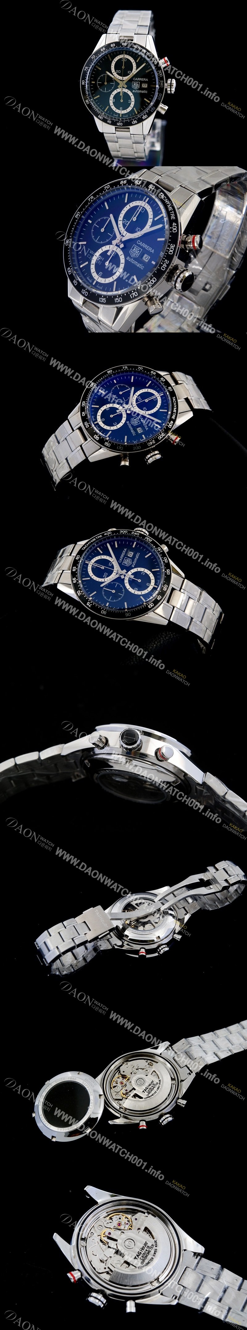 SA급 태그호이어 남성용 뉴 까레라 크로노그래프 타키메터 TAG4200 xx