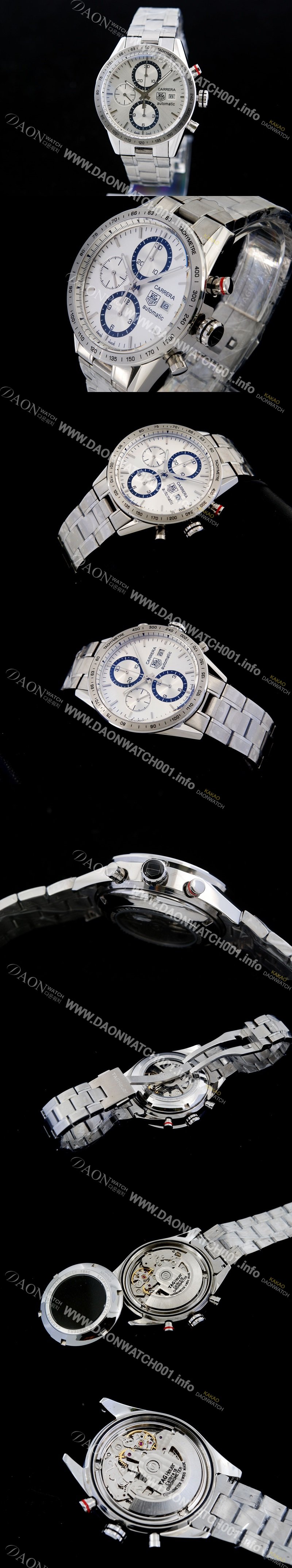 SA급 태그호이어 남성용 뉴 까레라 크로노그래프 타키메터 TAG4210 xx