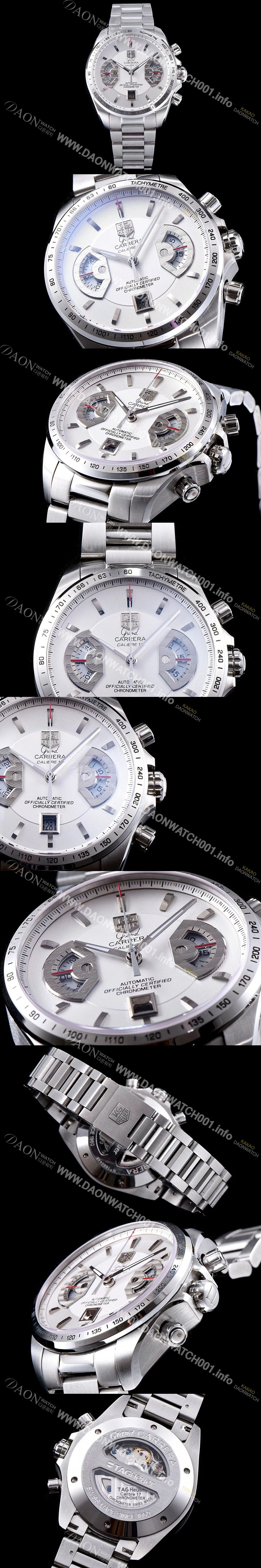 SA급 태그호이어 남성용 그렌드 카레라 칼리버 17 ASIA 7750 오토매틱 wa TAG4241 xx