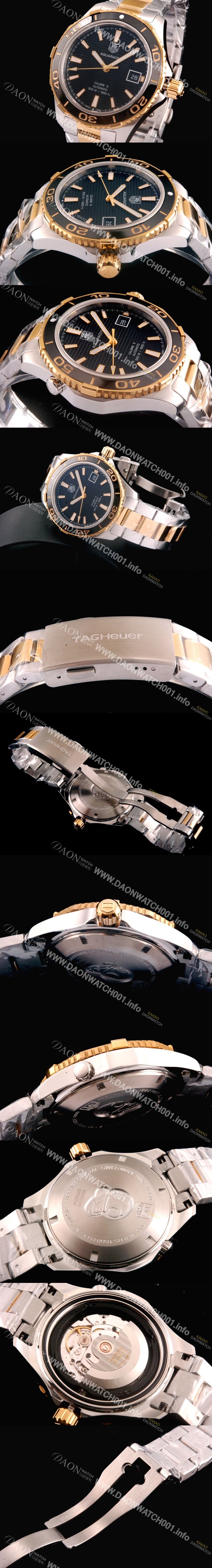 SA급 태그호이어 남성용 아쿠아레이서 블랙 다이얼 41mm TAG0400 xx