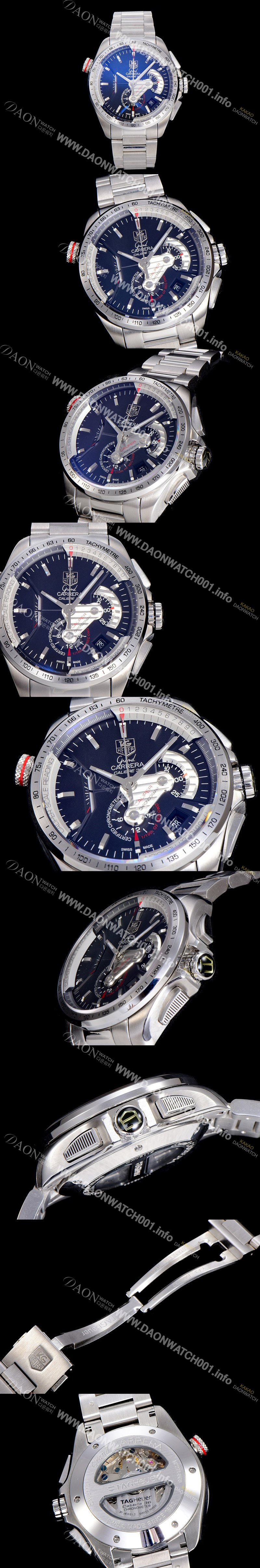 SA급 태그호이어 남성용 그랜드 까레라 칼리버 RS2 칼리버 크로노그래프 TAG4200 xx