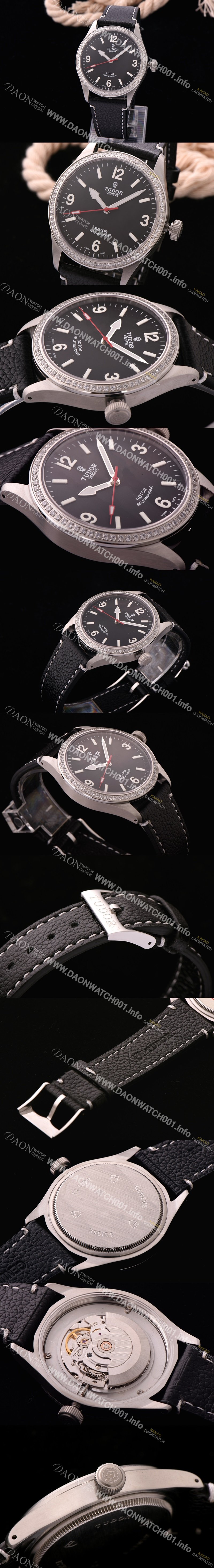 SA급 튜더 남성용 헤리티지 블랙 다이얼 오토매틱 무브먼트 TUD4240 xx