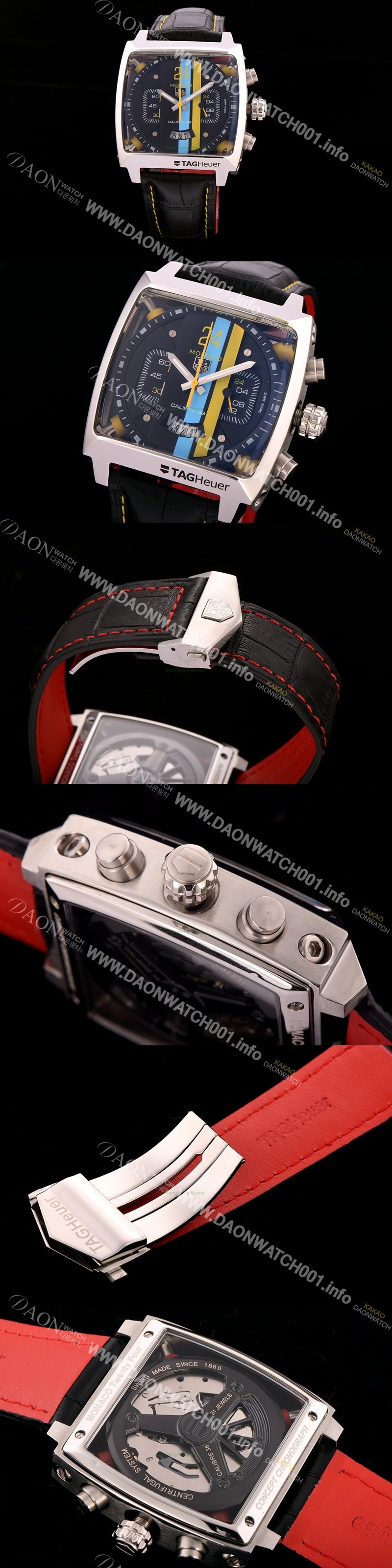 SA급 태그호이어 남성용 뉴 모나코 컨셉트 24 크로노그래프 TAG4204 xx