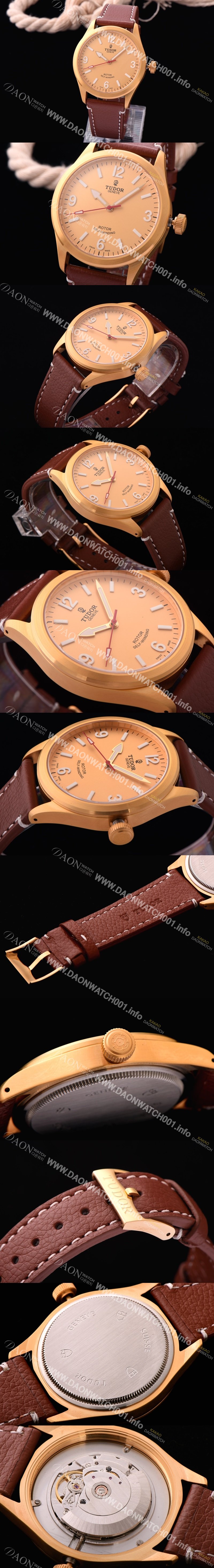 SA급 튜더 남성용 헤리티지 옐로 다이얼 오토매틱 무브먼트 TUD4225 xx