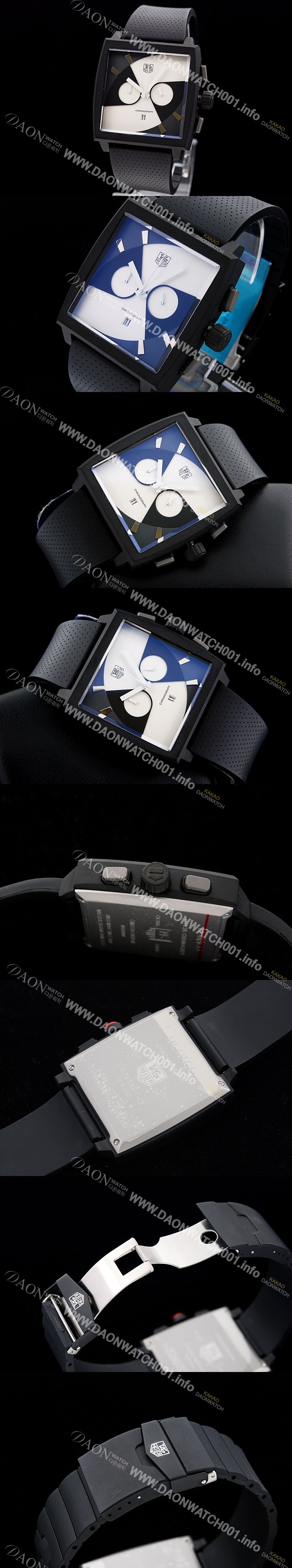 SA급 태그호이어 남성용 모나코 스위스 쿼츠 화이트 다이얼 44mm TAG4221 xx