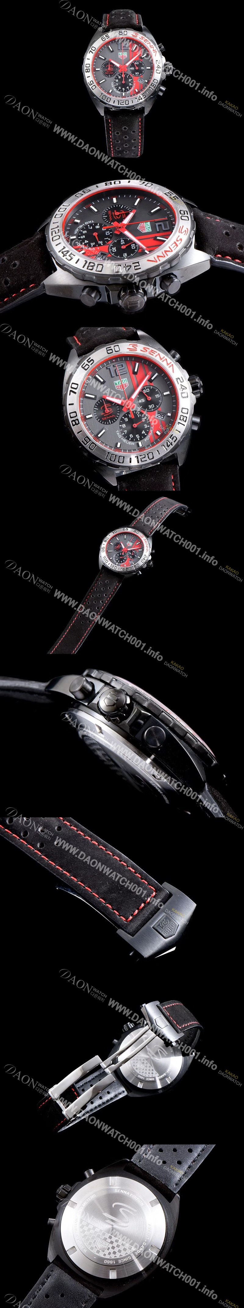 SA급 태그호이어 남성용 포뮬러F1 CAZ1019 시리즈 특별판 출시!! 크로노그래프 그레이 레드 다이얼 블랙 서브 다이얼 일본 수입산 VK 쿼츠 무브먼트 TAG0121 xx