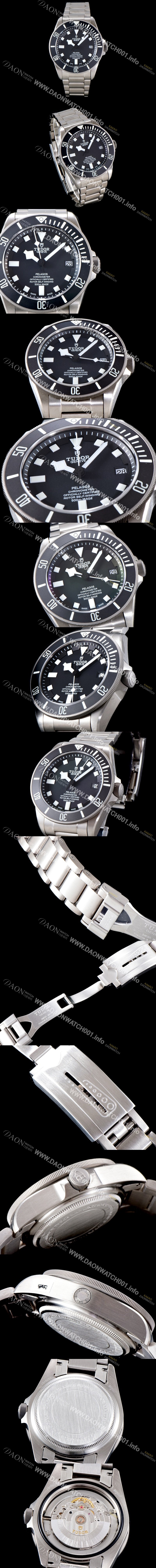 SA급 튜더 남성용 폴라고 블랙 다이얼 오토매틱 무브먼트 TUD4243 xx