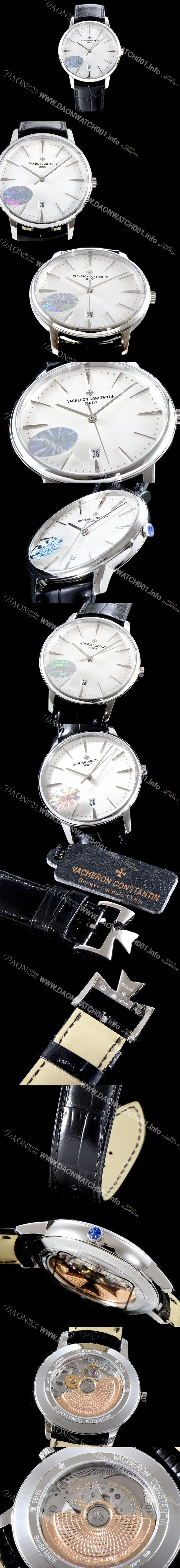 SA급 바쉐론콘스탄틴 남성용 패트리모니 85180/000G-9230 셀프 와인딩 드레스 워치!! 화이트 다이얼 오토매틱 무브먼트 VAC0210 xx