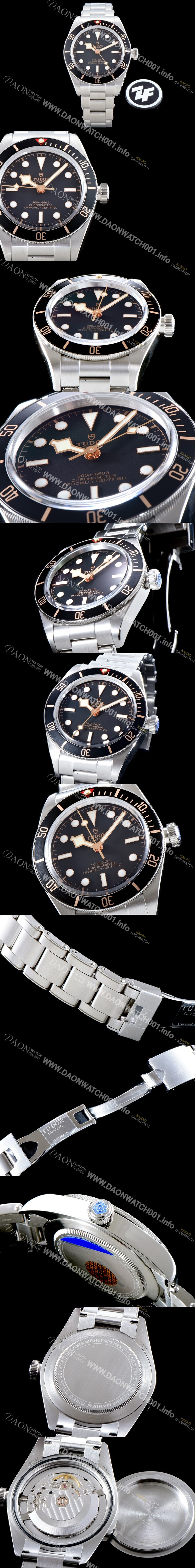 SA급 튜더 남성용 헤리티지 블랙 베이 m79230n-0002 데일리워치!! 블랙 다이얼 브레이슬릿 ETA 2824-A2오토매틱 무브먼트 TUD0305 xx