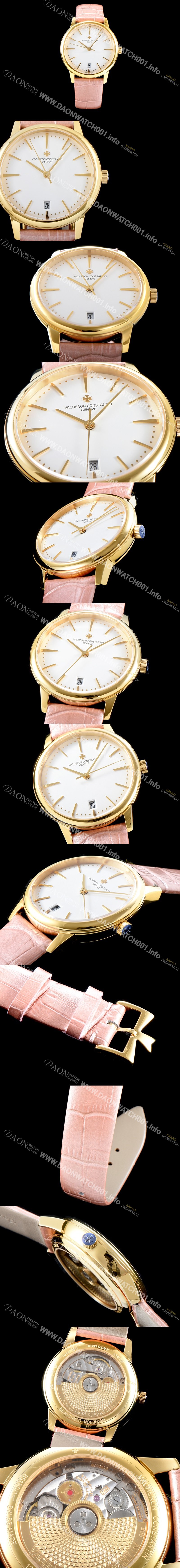 SA급 바쉐론콘스탄틴 남성용 패트리모니 85180/000J-9231 셀프 와인딩 드레스 워치!! 18K 옐로우골드 케이스 화이트 다이얼 오토매틱 무브먼트 VAC0214 xx