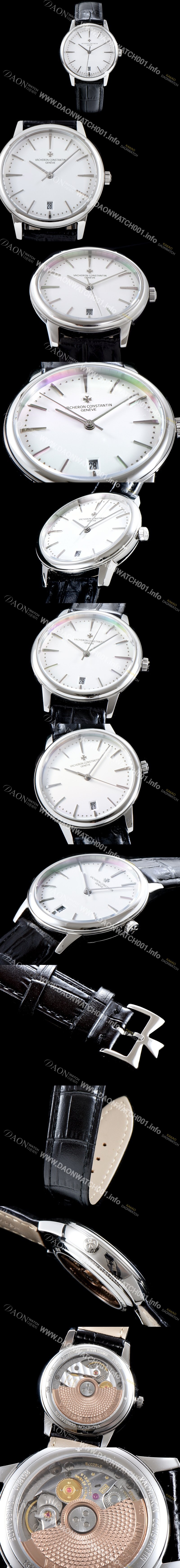 SA급 바쉐론콘스탄틴 남성용 패트리모니 85180/000G-9230 셀프 와인딩 드레스 워치!!화이트 다이얼 오토매틱 무브먼트 VAC0220 xx