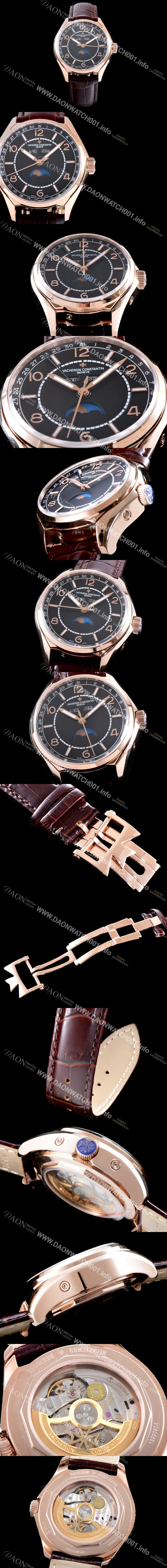 SA급 바쉐론콘스탄틴 남성용 2019 SIHH신제품!! 피프티식스 4000E/000R-B438 컴플리트 캘린더 데이-데이트 문페이즈 블랙 다이얼 오토매틱 무브먼트 VAC0200 xx