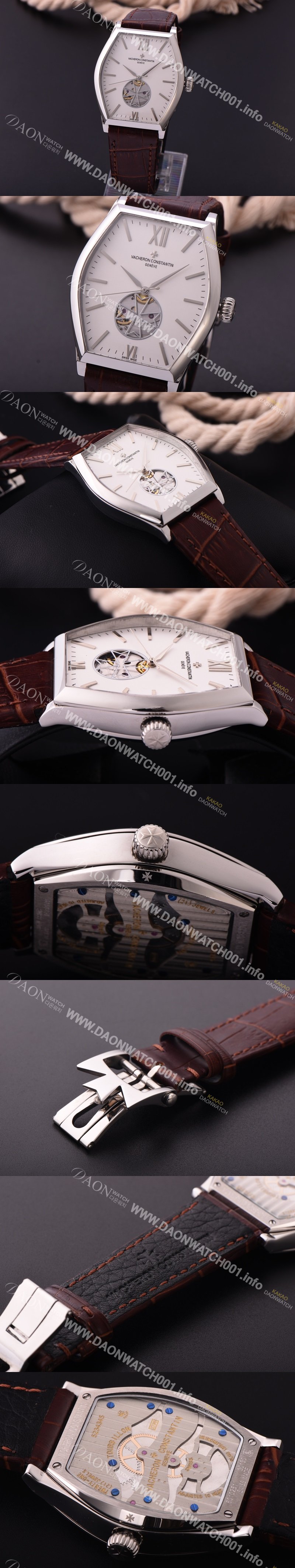 SA급 바쉐론콘스탄틴 남성용 메트 시리즈 화이트 다이얼 투어빌론 무브먼트 VAC0400 xx