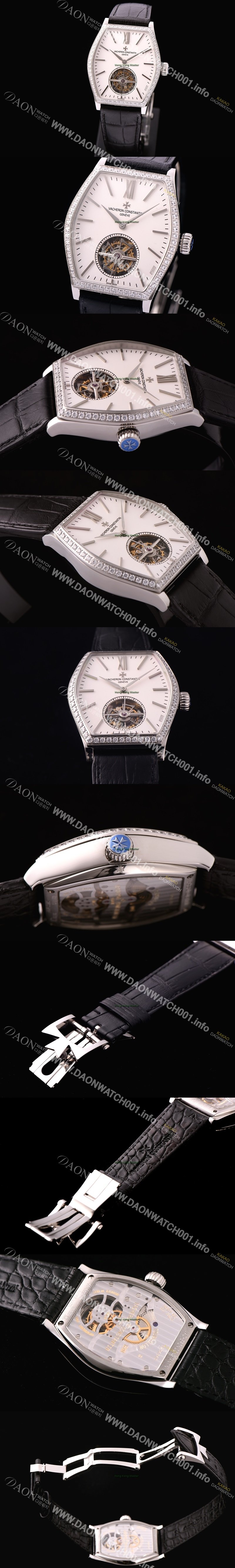 SA급 바쉐론콘스탄틴 남성용 메트 시리즈 화이트 다이얼 투어빌론 무브먼트 VAC0410 xx