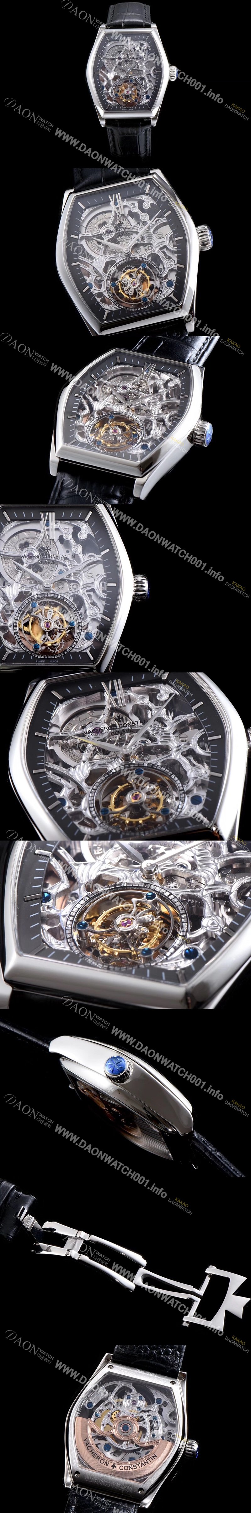 SA급 바쉐론콘스탄틴 남성용 말테 컴플리케이션 투어빌론 신형 모델 업데이트!! 18k 실버골드 스켈레톤 다이얼 아시안 투어빌론 탑재 신형 무브먼트 VAC0242 xx