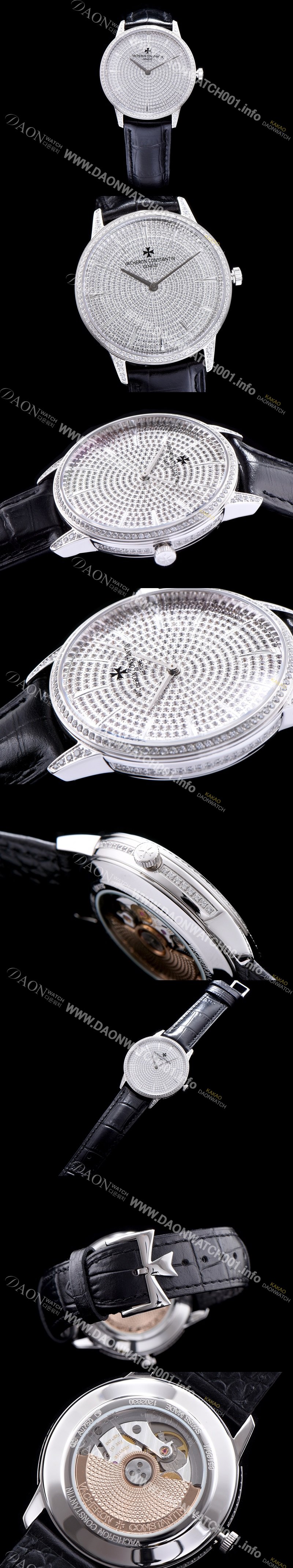 SA급 바쉐론콘스탄틴 남성용 패트리모니 화이트골드 다이얼 오토매틱 무브먼트 VAC0455 xx