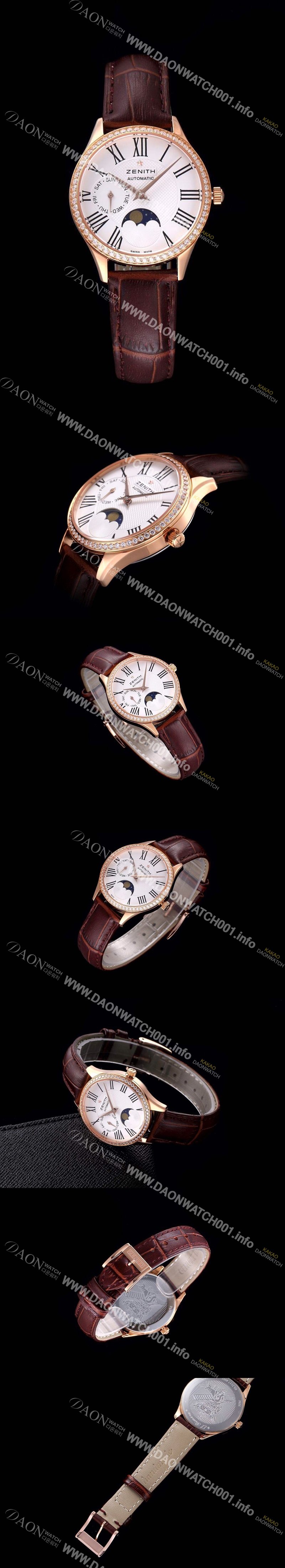 SA급 제니스 남성용 22.2310.69281.C709스위스 쿼츠 로즈골드 화이트 다이얼 ZEN040 xx