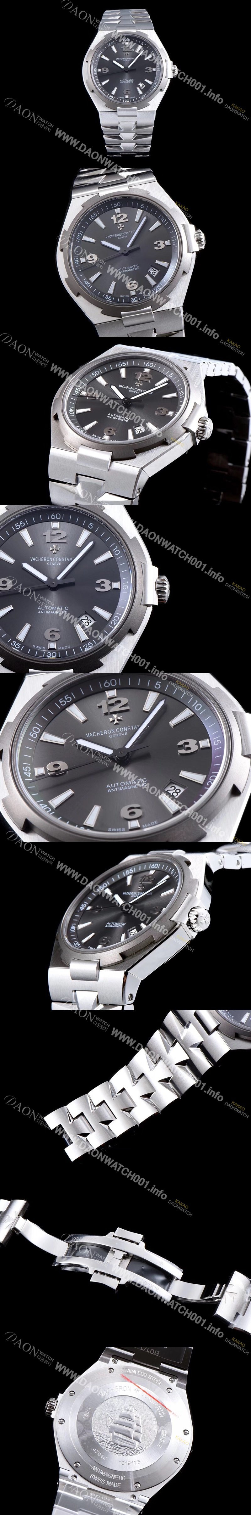 SA급 바쉐론콘스탄틴 남성용 오버시즈 데이트 47040/000M-9500 최신 업그레이드 버전! 그레이 다이얼 오토매틱 무브먼트 VAC0201 xx
