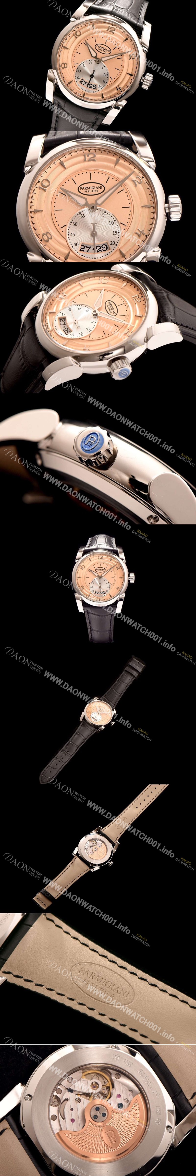 SA급 파르미지아니 남성용 톤다 PF012503.01 베이지 다이얼 실버 서브 다이얼 오토매틱 무브먼트 PAR4241 xx