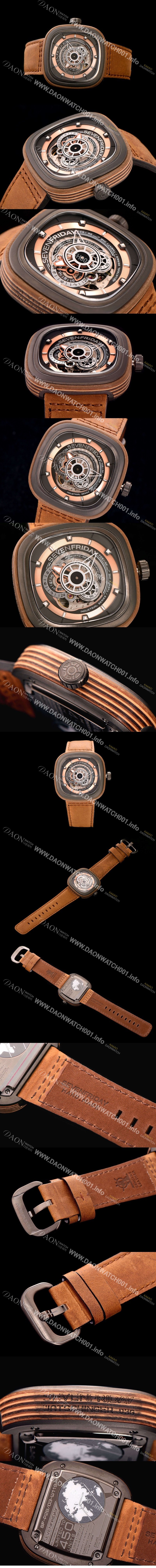 SA급 세븐프라이데이 남성용 아시안 9105 오토매틱 무브먼트 SEV0001 xx