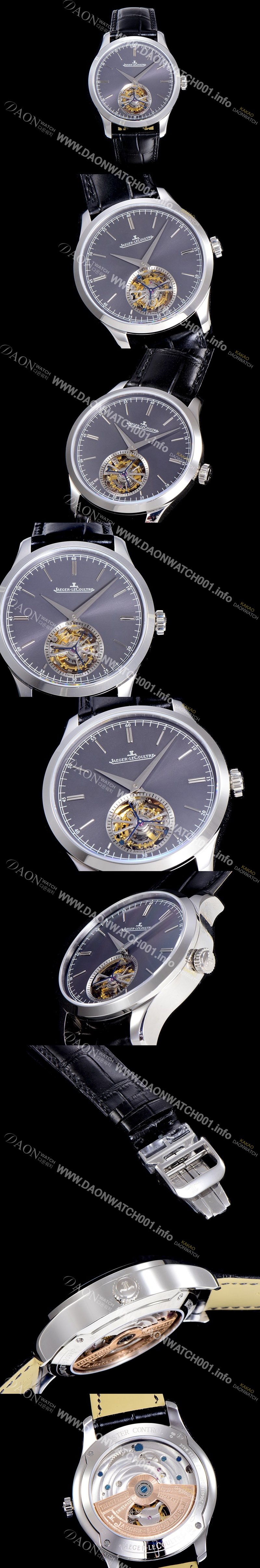 SA급 예거 르꿀르뜨남성용 마스터 그랜드 트랜디션 투어빌론 수동/기계식 42미리 그레이다이얼 JAG18294 xx