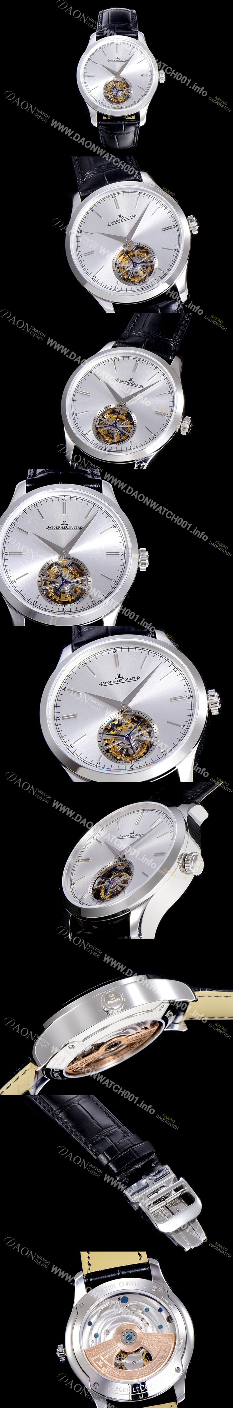 SA급 예거 르꿀르뜨남성용 마스터 그랜드 트랜디션 투어빌론 수동/기계식 42미리 실버다이얼 JAG79960 xx
