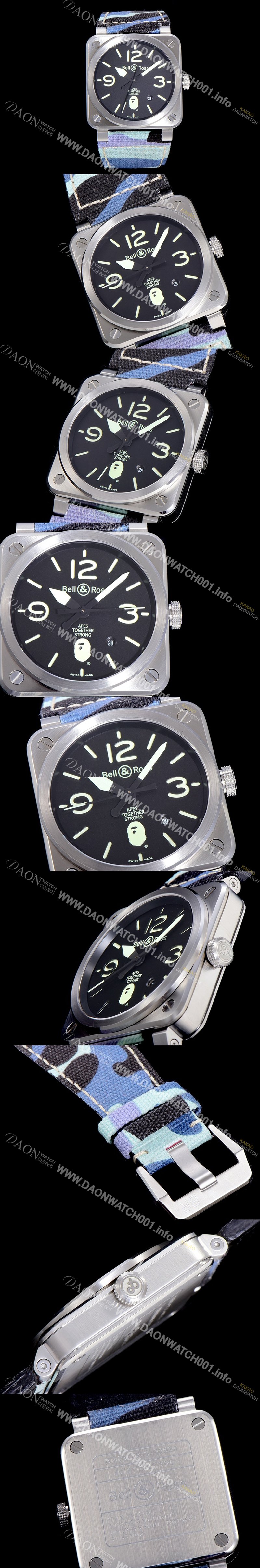 SA급 벨엔로스남성용  r03-92 어비에이션 42미리 오토매틱 블랙다이얼 BEL48595 xx