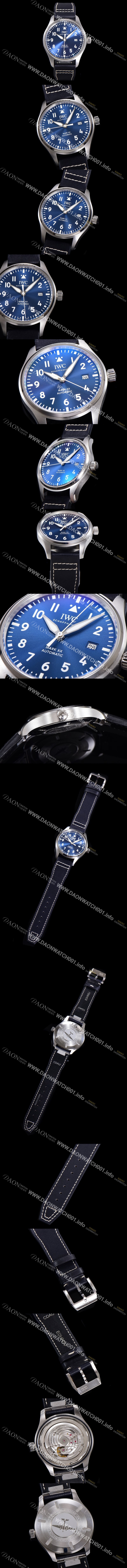 SA급 아이더블유씨 남성용시계 1:1수제공정형 마크18 !! 파일럿 IW328203 마크18 오토매틱 32111타입 40mm 가죽줄 블루다이얼 iwc4069 xx