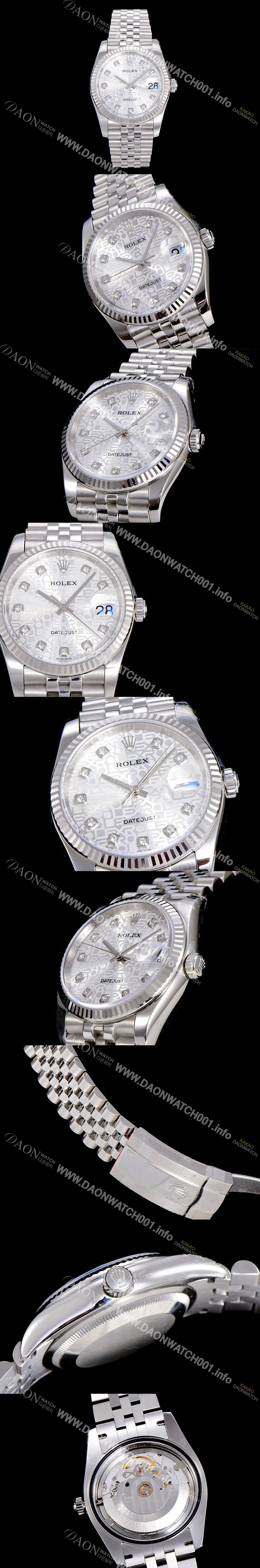 SA급 로렉스남성용 데이져스트II 36미리 오토매틱 화이트다이얼 ROL10742 xx