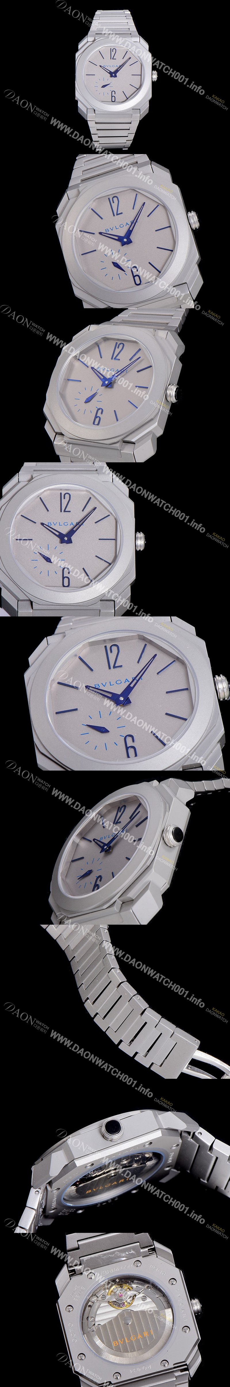 SA급 불가리남성용 초특가 한정판 옥토 피니시모 티타늄소재 40미리 오토매틱 그레이 다이얼 BVL16271 xx