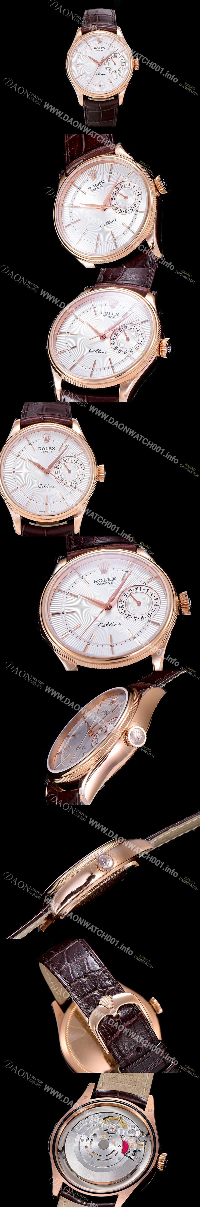 SA급 로렉스남성용 셀리느 데이트 39mm 오토매틱 Cal.3165 화이트다이얼 ROL49902 xx