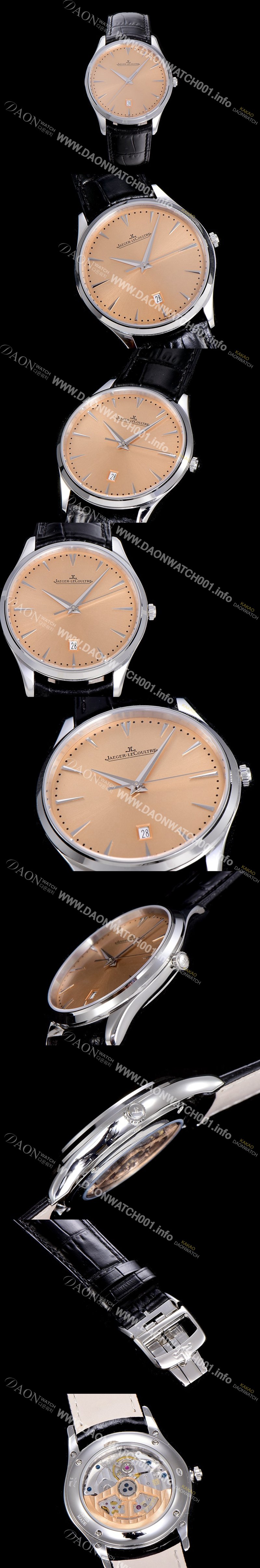 SA급 예거르꿀뜨르남성용 마스터 울트라 씬 데이터 40미리 오토매틱 골드다이얼 JAG54392 xx