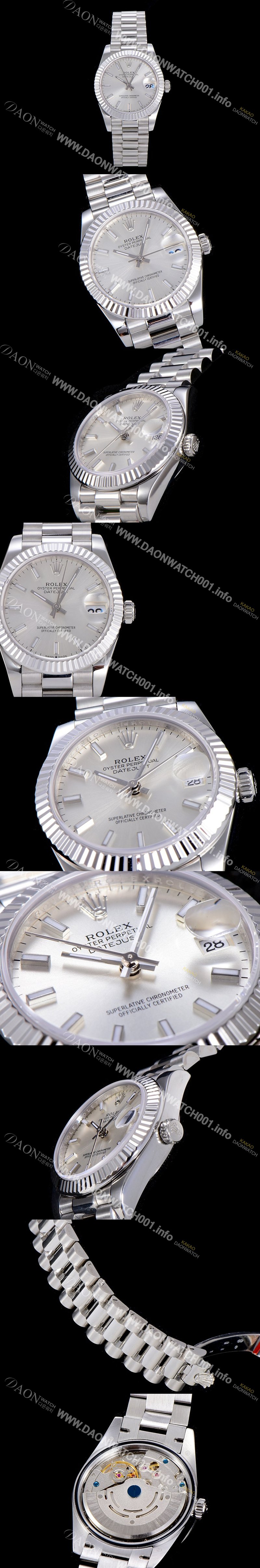 SA급 로렉스여성용 레이디 데이져스트 31mm 오토매틱 그레이다이얼 ROL34480 xx