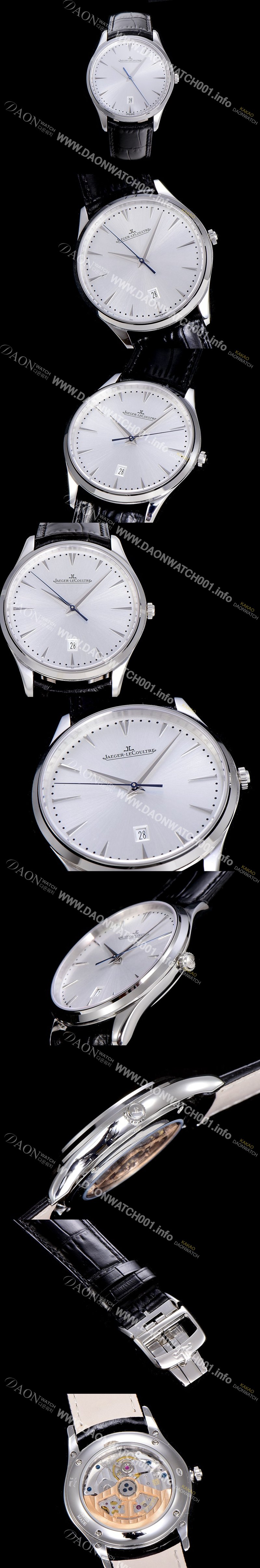 SA급 예거르꿀뜨르남성용 마스터 울트라 씬 데이터 40미리 오토매틱 실버다이얼 JAG92687 xx