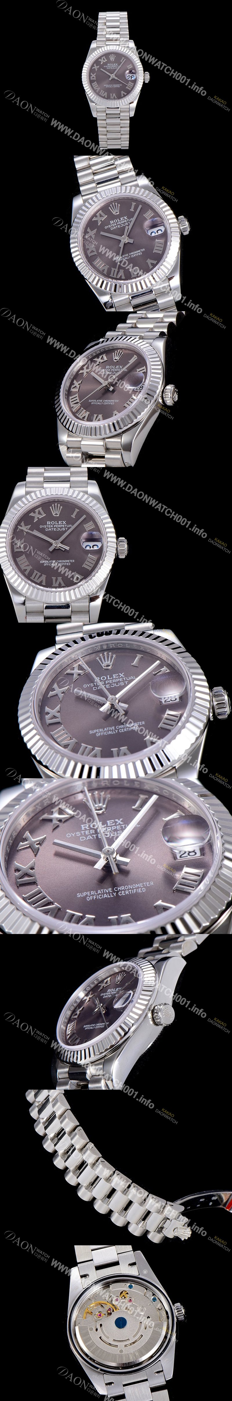 SA급 로렉스여성용 레이디 데이져스트 31mm 오토매틱 그레이다이얼 ROL92375 xx