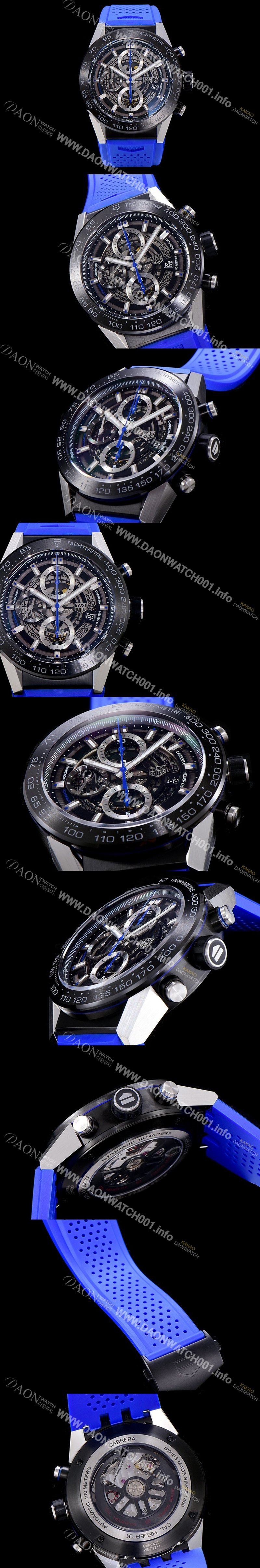 SA급 태그호이어남성용 신상품출시!! 까레라 칼리버 크로노그래프 오토매틱 45mm 블랙다이얼 TAG40783 xx