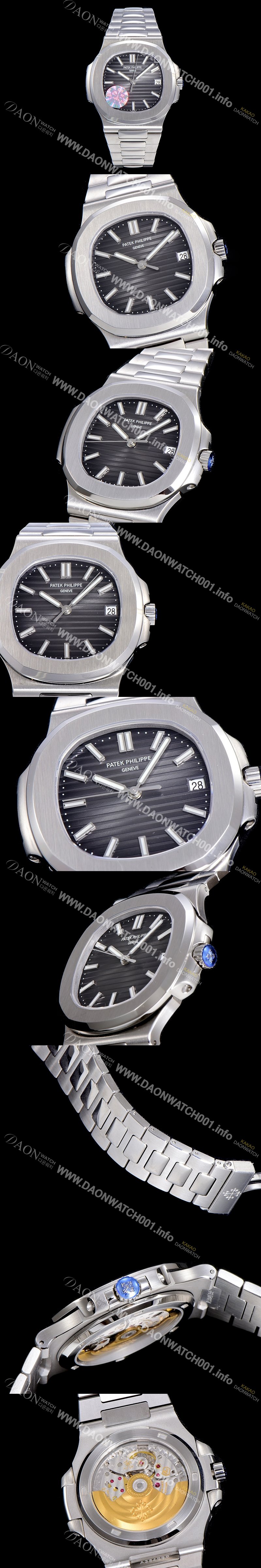 SA급 파텍필립남성용 최신! 노틸러스 5711G  Cal.324 S C 타입무브 오토매틱 40mm 메탈줄 그레이다이얼 PAT87221 xx