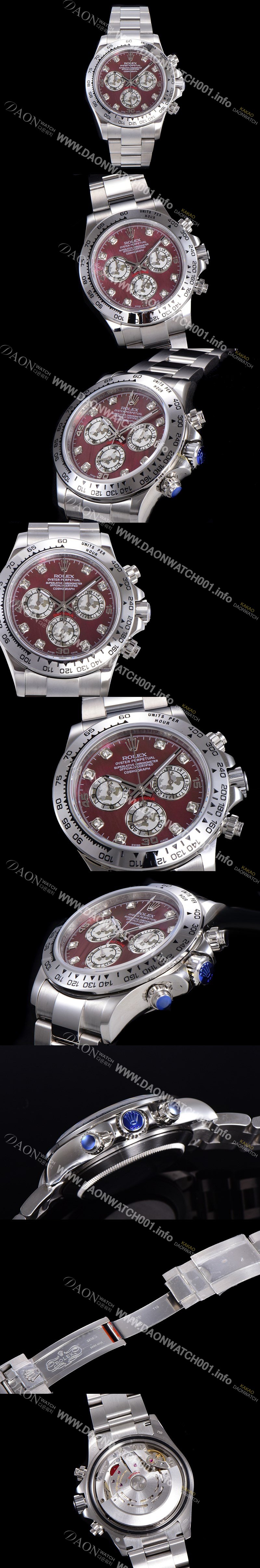 SA급 로렉스 남성용 데이토나 코스모그래프 오토매틱 40미리 칼리버 4130 타입 메탈시계 래드다이얼 ROL79798 xx