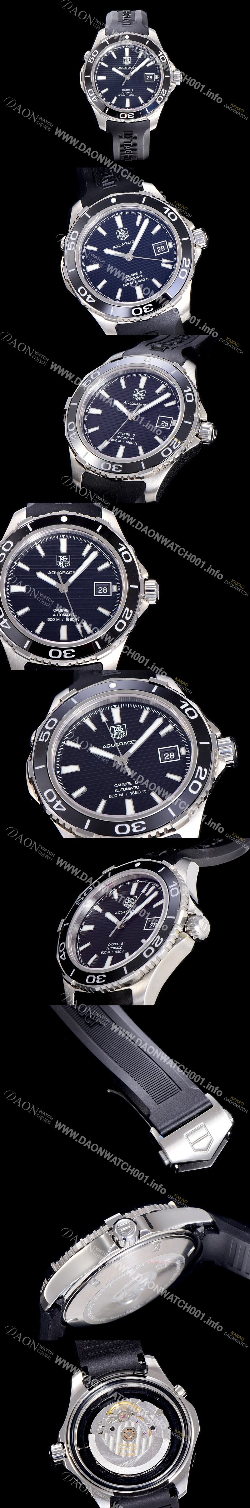 SA급 태그호이어 남성용 아쿠아레이서 칼리버 5 세라믹 베젤TAG73933 xx