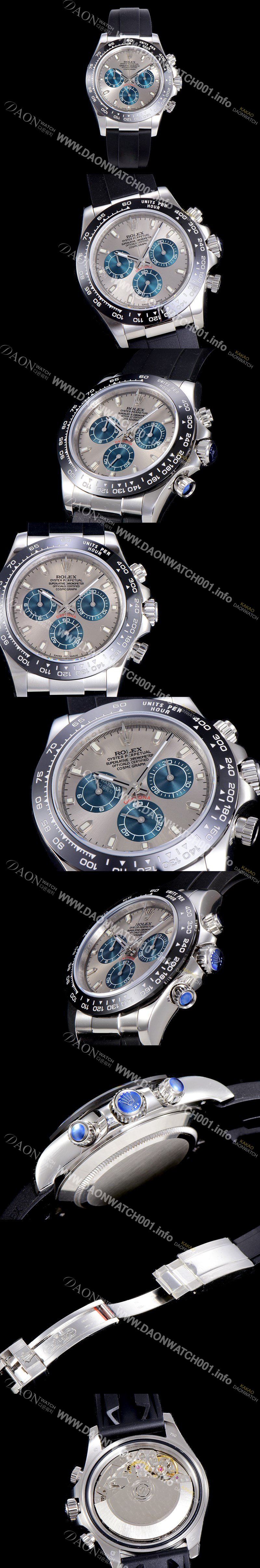 SA급 로렉스 남성용 코스모그레프 데이토나 오이스터 40미리 오토매틱 7750-2 타입 그레이다이얼 ROL79372 xx