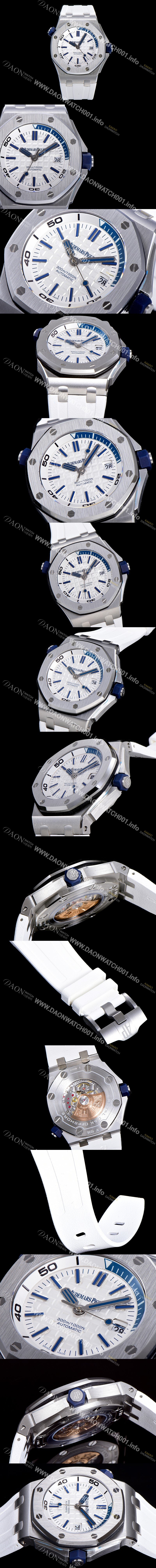 SA급 오데마피게 남성용 옐로 세라믹 다이버!!로얄오크 오프쇼어15710ST.OO.A038CA.01 옐로 와플 다이얼 오토매틱 무브먼트 AUD12239 xx