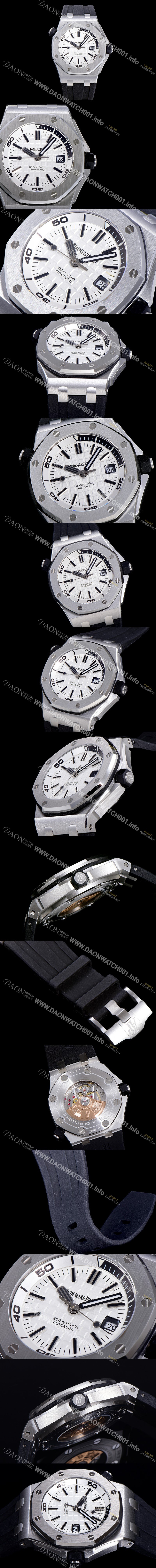 SA급 오데마피게 남성용 옐로 세라믹 다이버!!로얄오크 오프쇼어15710ST.OO.A038CA.01 옐로 와플 다이얼 오토매틱 무브먼트 AUD12313 xx